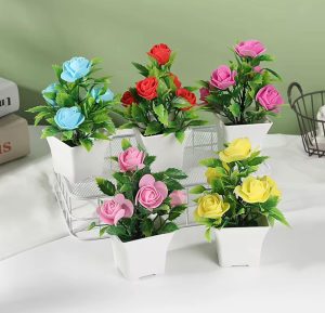 Pot de fleur artificiel